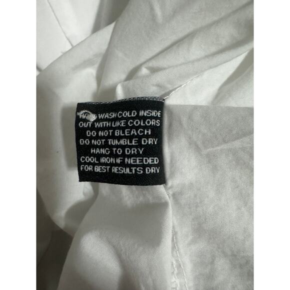 Walter Baker White Ruffled High-Low Button Front Top Whimsy Bridgerton – Size M - Picture 8 of 8